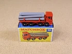 OLD VINTAGE LESNEY MATCHBOX # 10 PIPE TRUCK ORIGINAL BOX