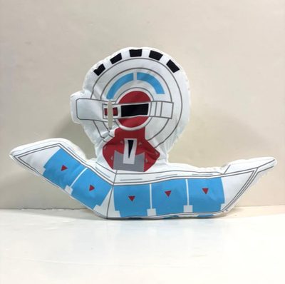 Yu-Gi-Oh! Duel Disk Pocket Tissue Case Plush - tampak samping dengan tisu keluar