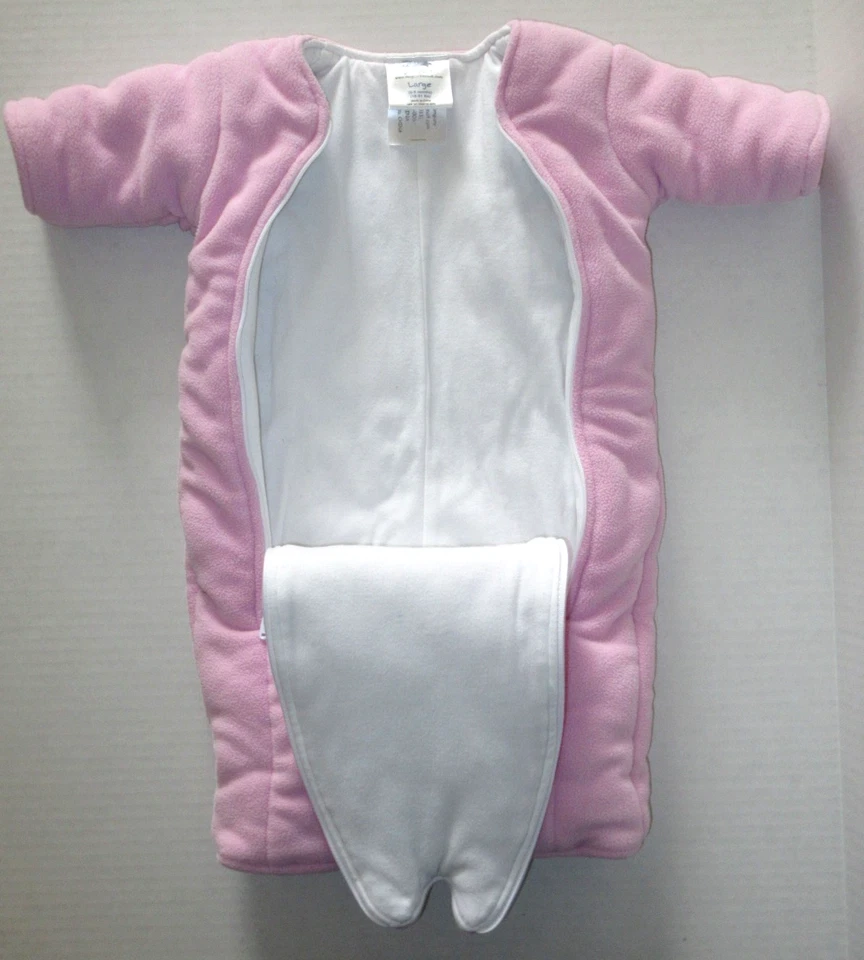 Saco de dormir Baby Merlin's Magic grande 6-9 meses 18-21 libras rosa polar Foto 3 de 4