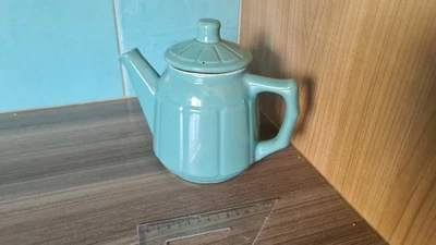 cafetiere ceramique bleu turquoise - Photo 1/4