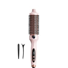 Wavytalk Thermal Brush Blowout Boost 1.5 Heat Round 1.5 Inch, Sakura Pink