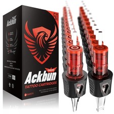 50 Pack Assorted Tattoo Cartridge Needles   12 Mixed Sizes 5RL, 7RL, 9RL, 11RL