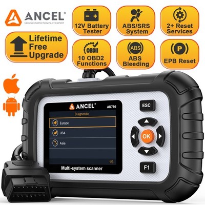 ANCEL AD710 OBD2 Scanner Code Reader Battery Tester Full OBD2 Diagnostic Tool