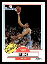 1990 Fleer Pervis Ellison #164 Washington Bullets