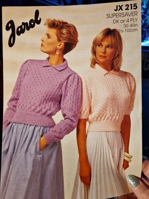 Jarol Strickanleitung JX215 4fädig oder DK Pullover 30-40'' Original