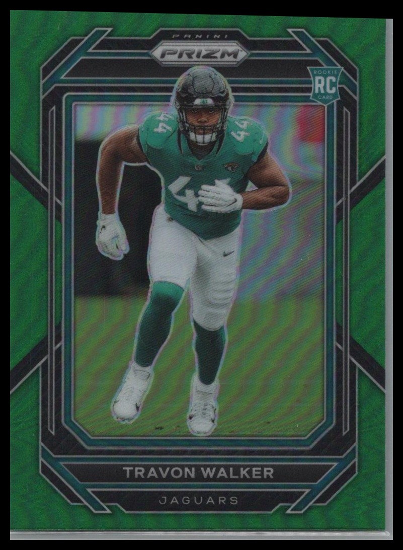 2022 Panini Prizm #339 Travon Walker Green