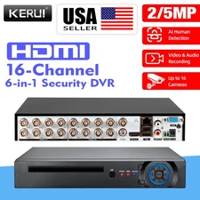 Used H.265+ Security DVR 16CH Channel Recorder for CCTV Surveillance Camera