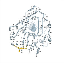 Original Kühlmittelrohr Rohr Audi Q7 VW Touareg 7L6815802 Neu