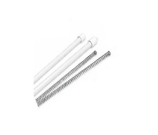 Coppia Bacchette Bastoni per tende con punta bianco 80 cm x 7 mm