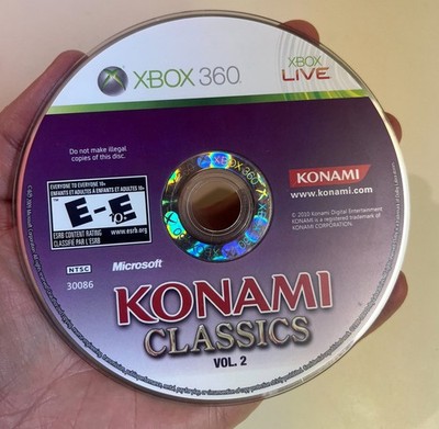 Konami Classics Vol. 2 Xbox 360 Game, Read for 3 Games, Tested, Disc Only