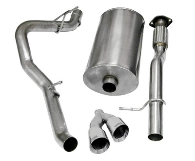 Corsa Sport 3.0'' Cat-Back 4.0'' Exhaust System Fits Avalanche Suburban Yukon XL
