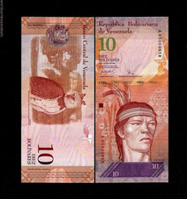 VENEZUELA 10 BOLIVARES P-90 2009 x 1 Pcs Venezuelan OWL HORSE ANIMAL UNC NOTE