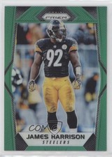 2017 Panini Prizm Green Prizm James Harrison #114 0d2