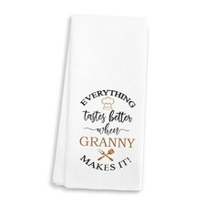 Everything Tastes Better When Granny Makes It - Decorative Kitchen Towel