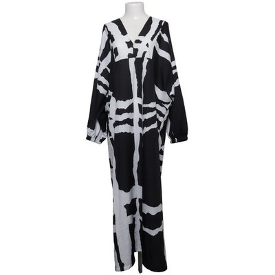 Vonda, Kleid, Größe: 3XL, Schwarz/Weiß, Polyester, Zebra, Damen #35b
