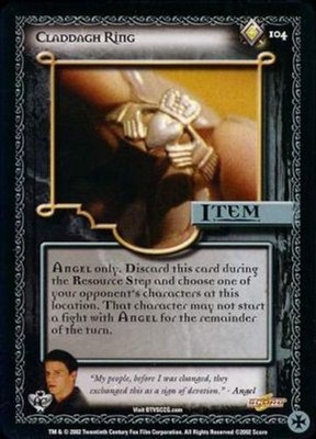 Claddagh Ring - FOIL - Angel's Curse - Limited FOIL - Buffy CCG
