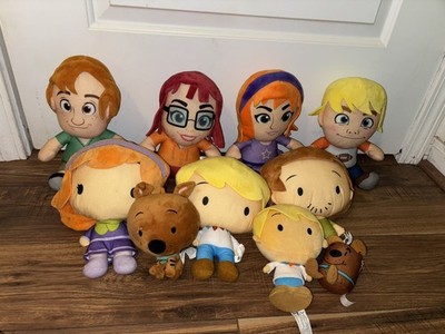 SCOOBY-DOO PLUSH LOT OF 10 SHAGGY VELMA FRED DAPHNE SCOOBY