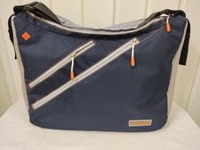 Columbia Diaper Bottle Baby Bag Crossbody Blue Multiple Pockets Leak Proof 18"