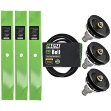 Blade Spindle Belt Kit for Exmark Lazer Z AS 103-8075 1-633366-SL 52-Inch Deck