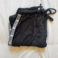 victorias secret pink Soft comfy black loungewear jogger pants sz s comfy