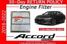 Genuine Honda 2018- 2022 Accord Sedan Engine 2.0L Air Filter 17220-6B2-A00