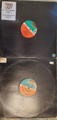 Doug Lazy - 2 EP LOT.  Let The Rhythm Pump  AND  H.O.U.S.E.      BOTH NICE!