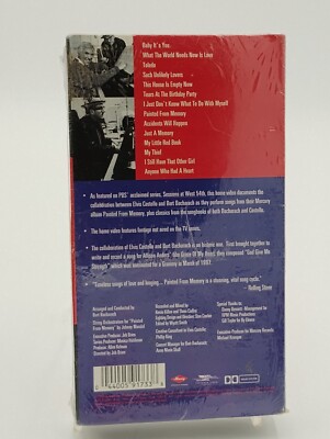 Sessions from West 54th by Elvis Costello/Burt Bacharach (VHS, Dec