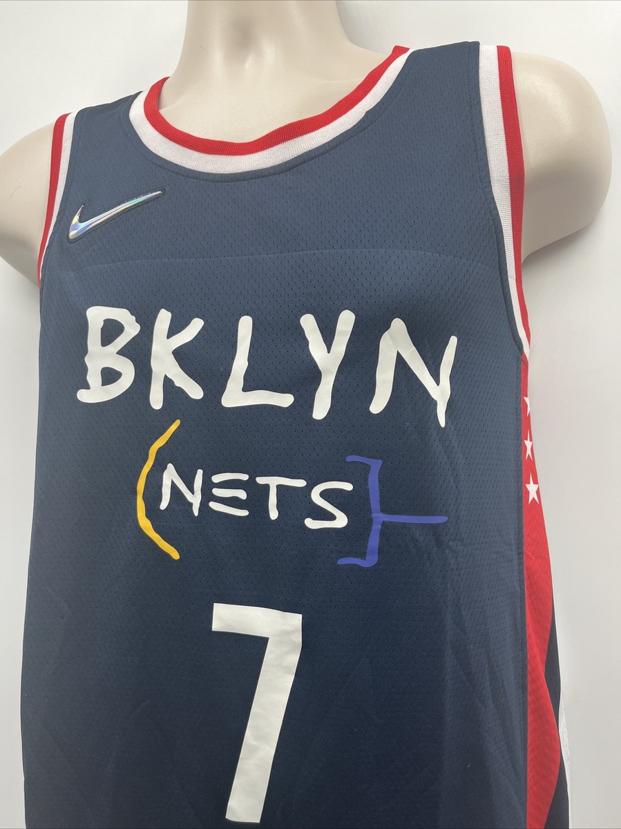 ウェア NIKE Brooklyn Nets Durant 7 Jersey Nike NBA 75th Anniversary Basquiat Kevin Durant #7 Brooklyn Nets