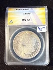 1879 MORGAN DOLLAR ANACS MS 60