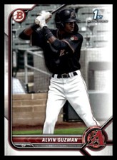 2022 Bowman 1st Edition  Alvin Guzman #BP-18 Arizona Diamondbacks Baseball Card