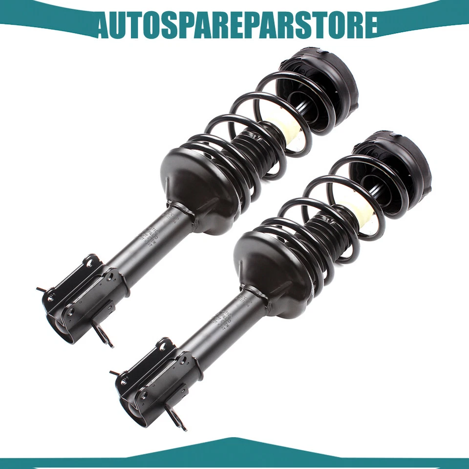 Amortiguadores traseros izquierdo y derecho Ford Escort 1997-2003 puntales con kit de soportes de resortes Foto 3 de 4