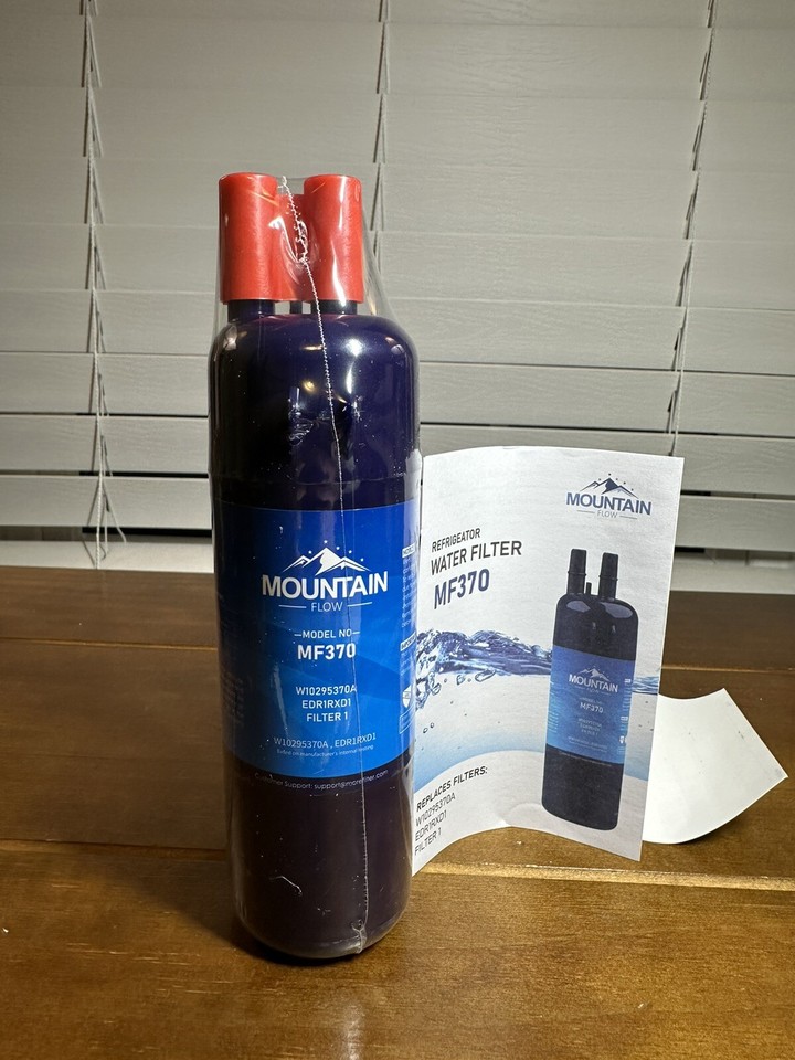 NIB Mountain Flow Refrigerator Water Filter MF370 Blue Replacement