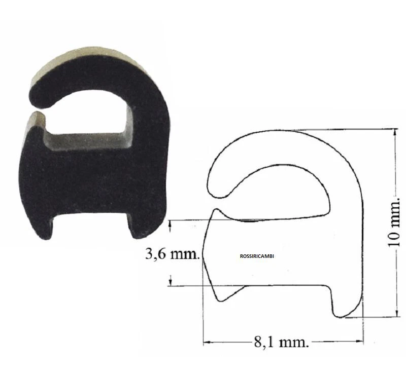 BRASINI 12 GOMMINO PER ARISTON INDESIT SMEG CANDY ANTIGRAFFIO GRIGLIA CUCINA GAS GP0001