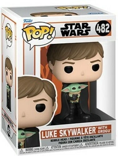 FUNKO POP! STAR WARS: Mandalorian Luke Skywalker w/Grogu 01