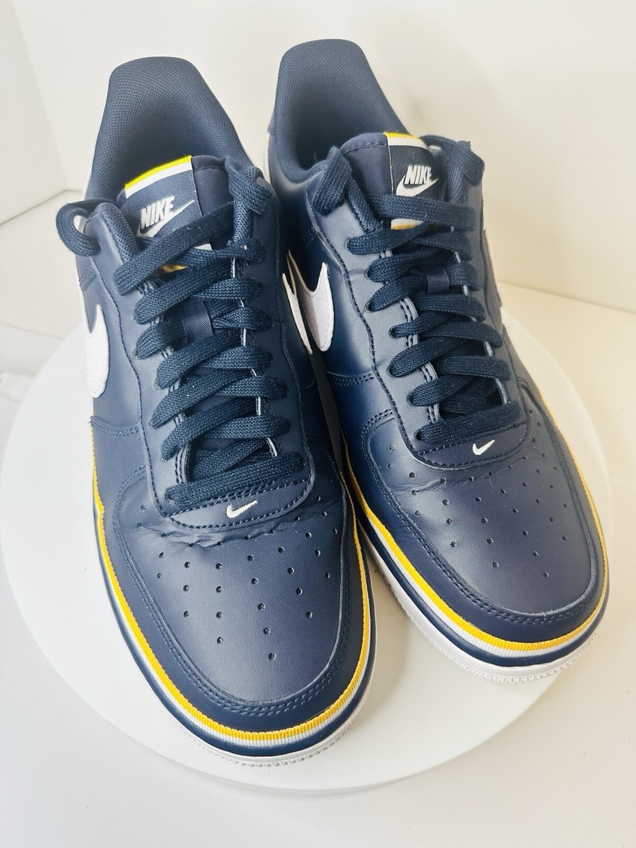 MENS NIKE AIR FORCE 1 LV8 LOW OBSIDIAN AND GOLD CJ1377  display picture 1
