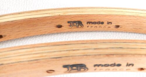 P. DE JANTES EN BOIS JCB A BOYAU 700 - 36 TROUS SUPER CHAMPION COMPÉTITION NEUVE - Photo 6 sur 7