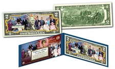 BRITISH MONARCHY / ROYAL FAMILY Diana Elizabeth THEN & NOW Official U.S. $2 Bill