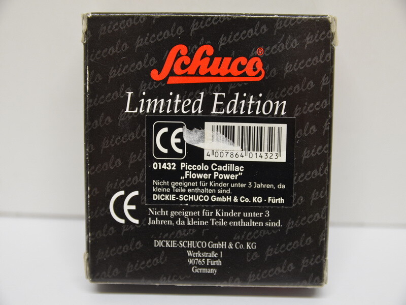 Schuco Piccolo 01423 Cadillac Flower Power Limited Edition 1:90 in