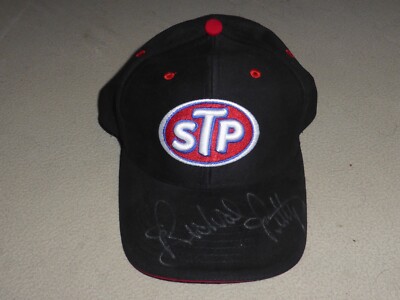 AUTOGRAPHED RICHARD PETTY SIGNED STP HAT RACING CAP KING OF  display picture 2