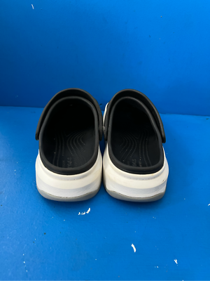 CROCS Crocband Full Force Clogs - Black/White Size 5 Men 7 Women