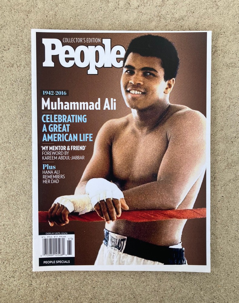 Muhammad Ali, People Magazine Special Edition (No Label) Scarce / 1942-2016
