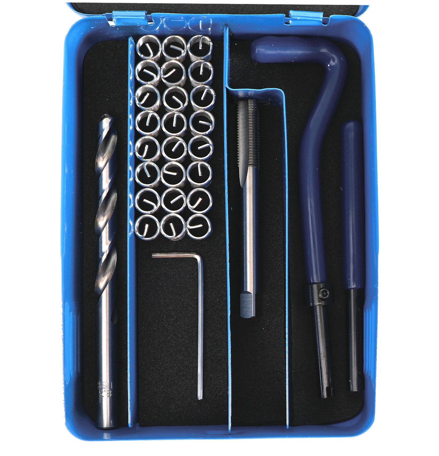 Kit filets rapportés M8 x 100 type Helicoil BGS outillage réparation taraudage foiré