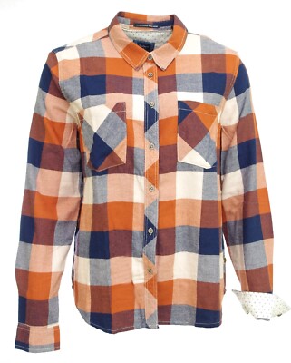 Pepe Jeans Womens Plaid Logger Shirt PL302165 Autumn Size L