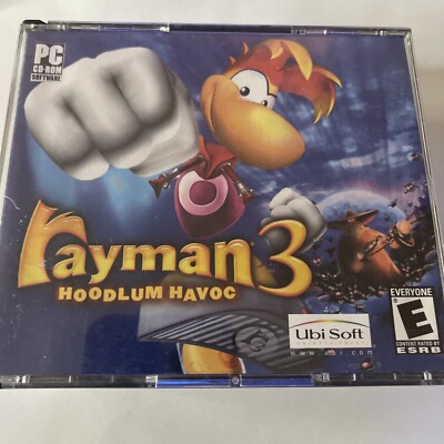 Rayman 3 Hoodlum Havoc (PC Game CD ROM 2003 Ubi Soft) Complete w/ Manual CIB