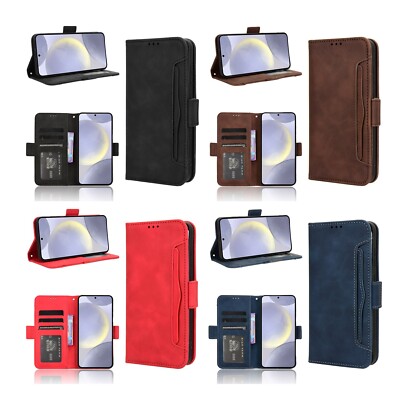 PU Leder HandyTasche Schutzhülle Geldbörse Cover Case Mit Separatem Kartenhalter