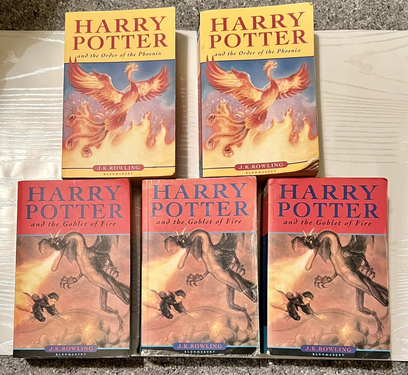 Harry Potter Books Job Lot eBay