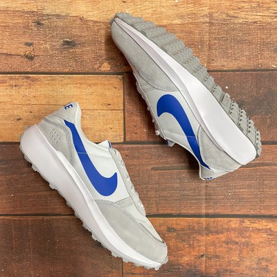 New in THE BOX Nike WAFFLE ONE SE MEN\'S RUNNING SHOES White Royal Blue SIZE 10 Nike Waffle One SE  main image 4