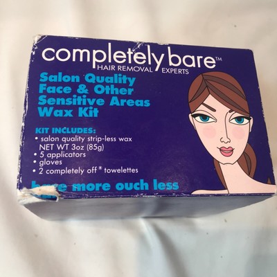 Completely Bare Hair Removable Experts Salon Quality Hair Removal Kit Wt 3 Oz Ebay
