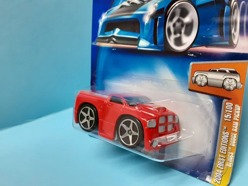 Hot Wheels - DODGE RAM PICKUP - 2004 Blings First Editions C15 long card 1/64 - Photo 2/2