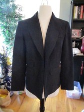 BODY BY VICTORIA Single Breasted Black Blazer Size 6